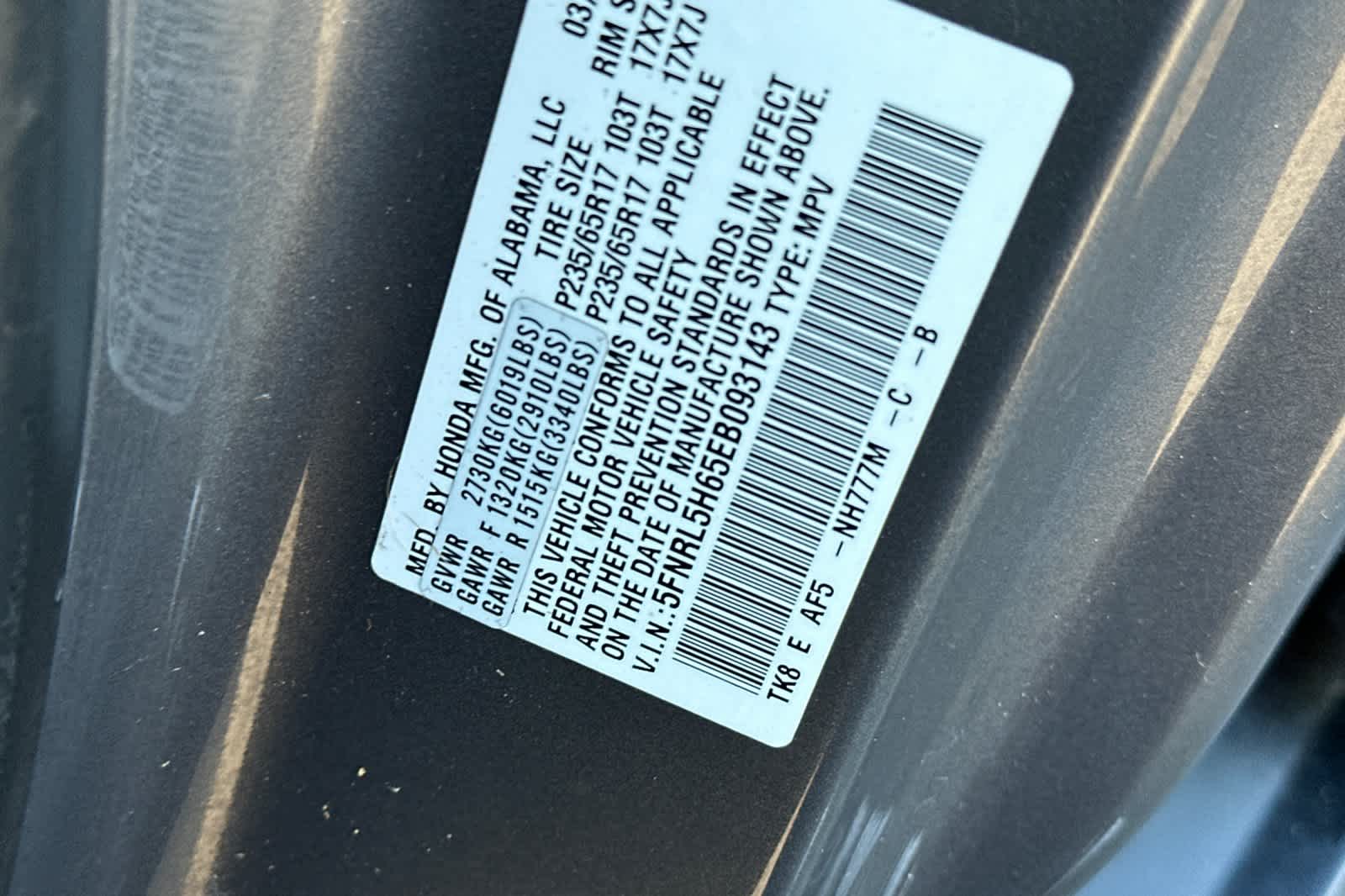 Thumbnail: 2014 Honda Odyssey - 35