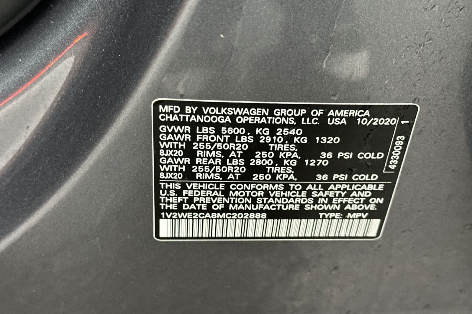 Thumbnail: 2021 Volkswagen Atlas - 34