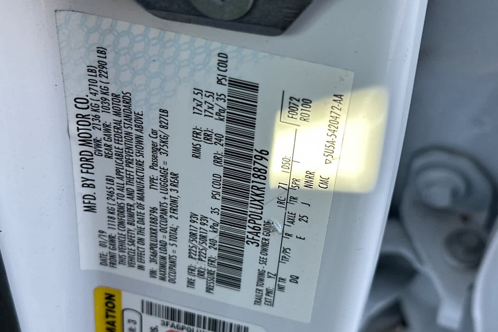 Thumbnail: 2019 Ford Fusion - 34