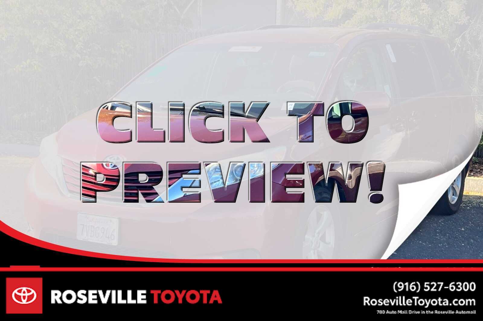 2016 Toyota Sienna LE -
                  Roseville, CA