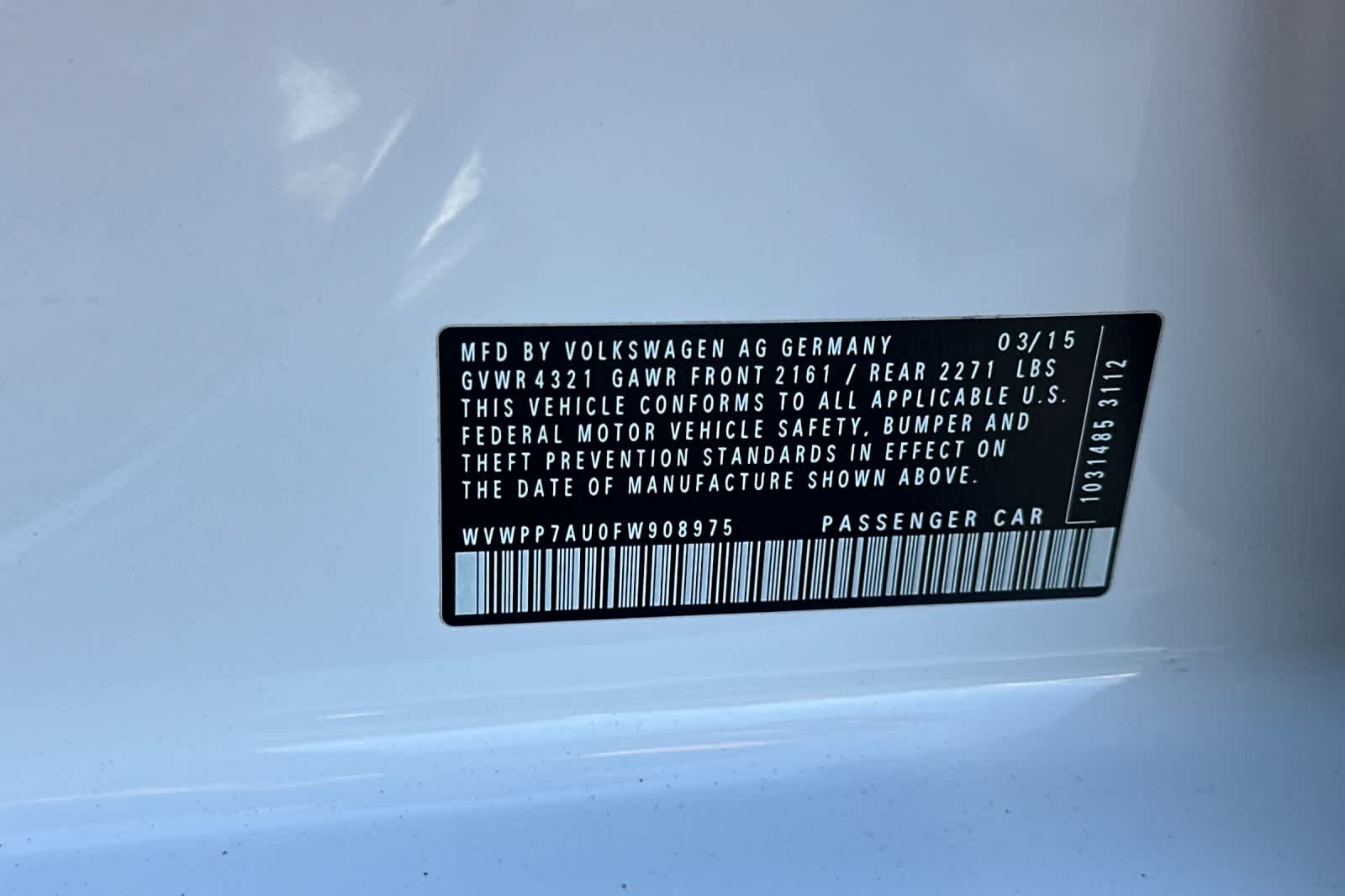 Thumbnail: 2015 Volkswagen e-Golf - 35