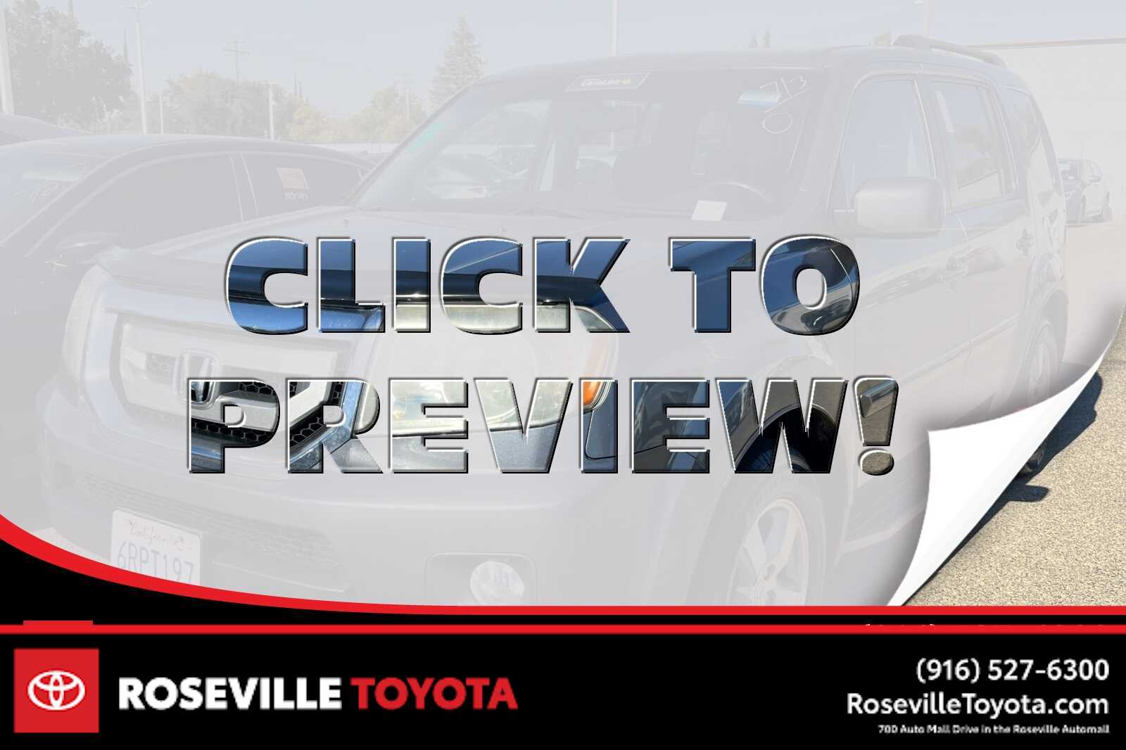 2011 Honda Pilot EX-L -
                  Roseville, CA