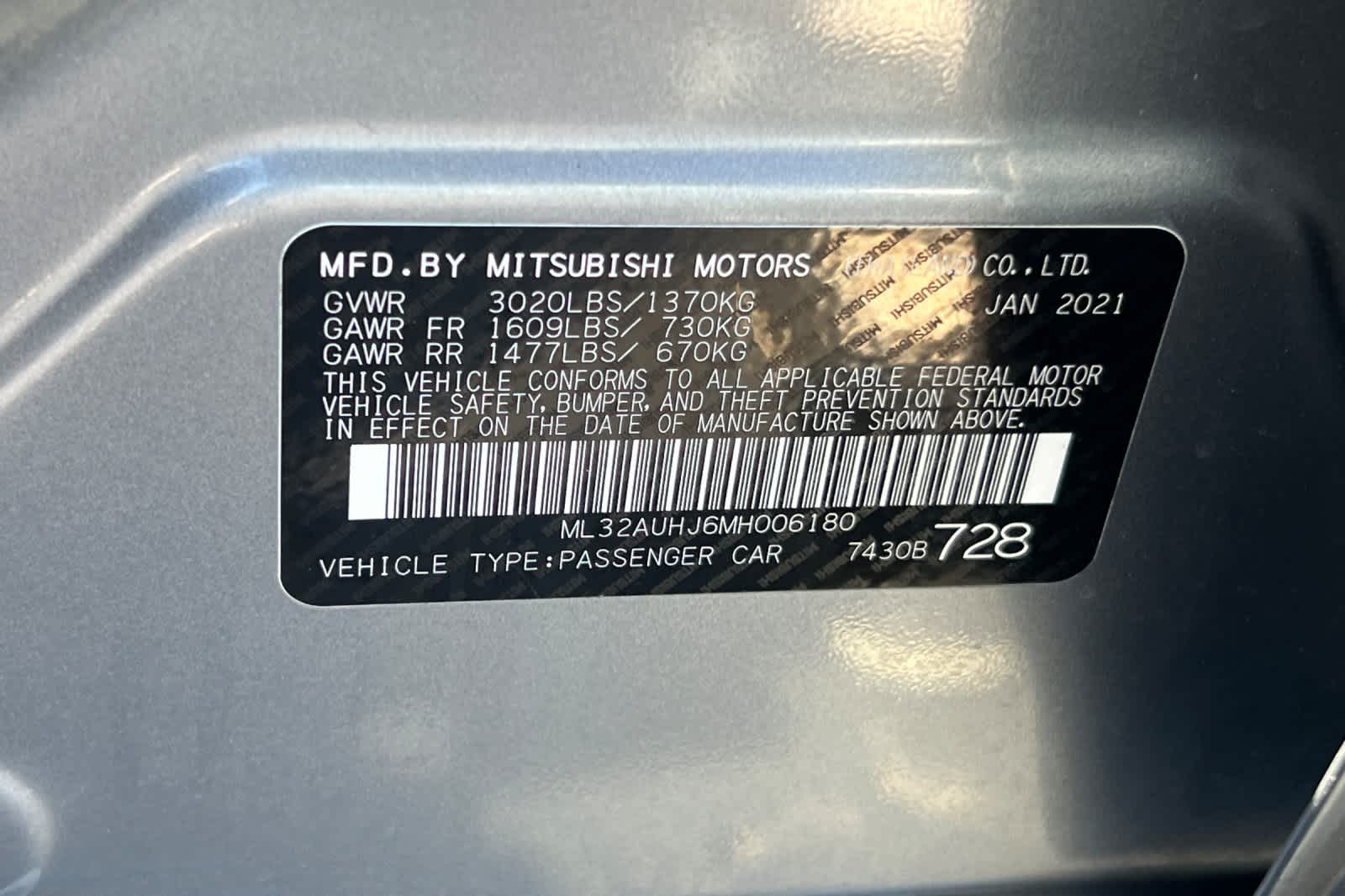 Thumbnail: 2021 Mitsubishi Mirage - 30