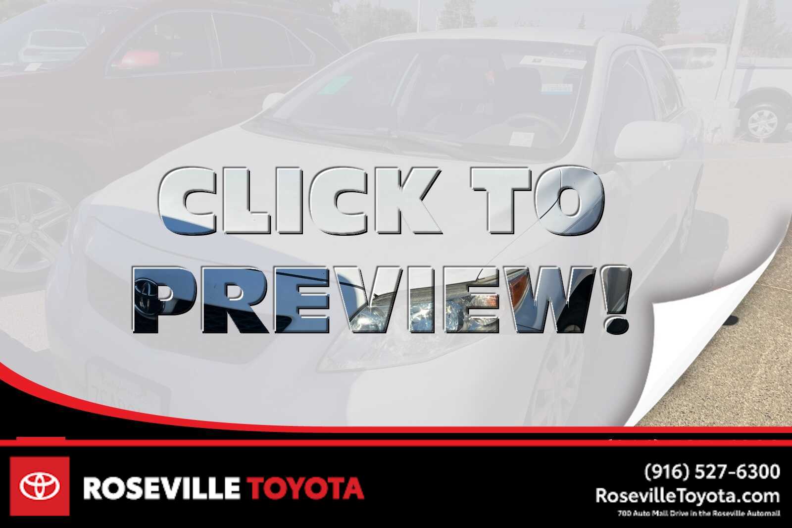 2009 Toyota Corolla LE -
                  Roseville, CA