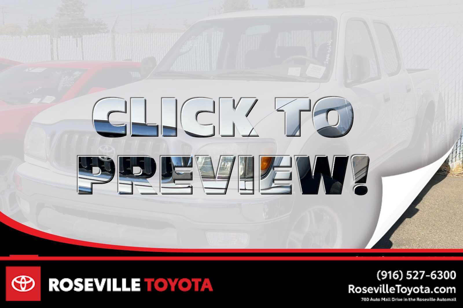 2001 Toyota Tacoma PreRunner -
                  Roseville, CA