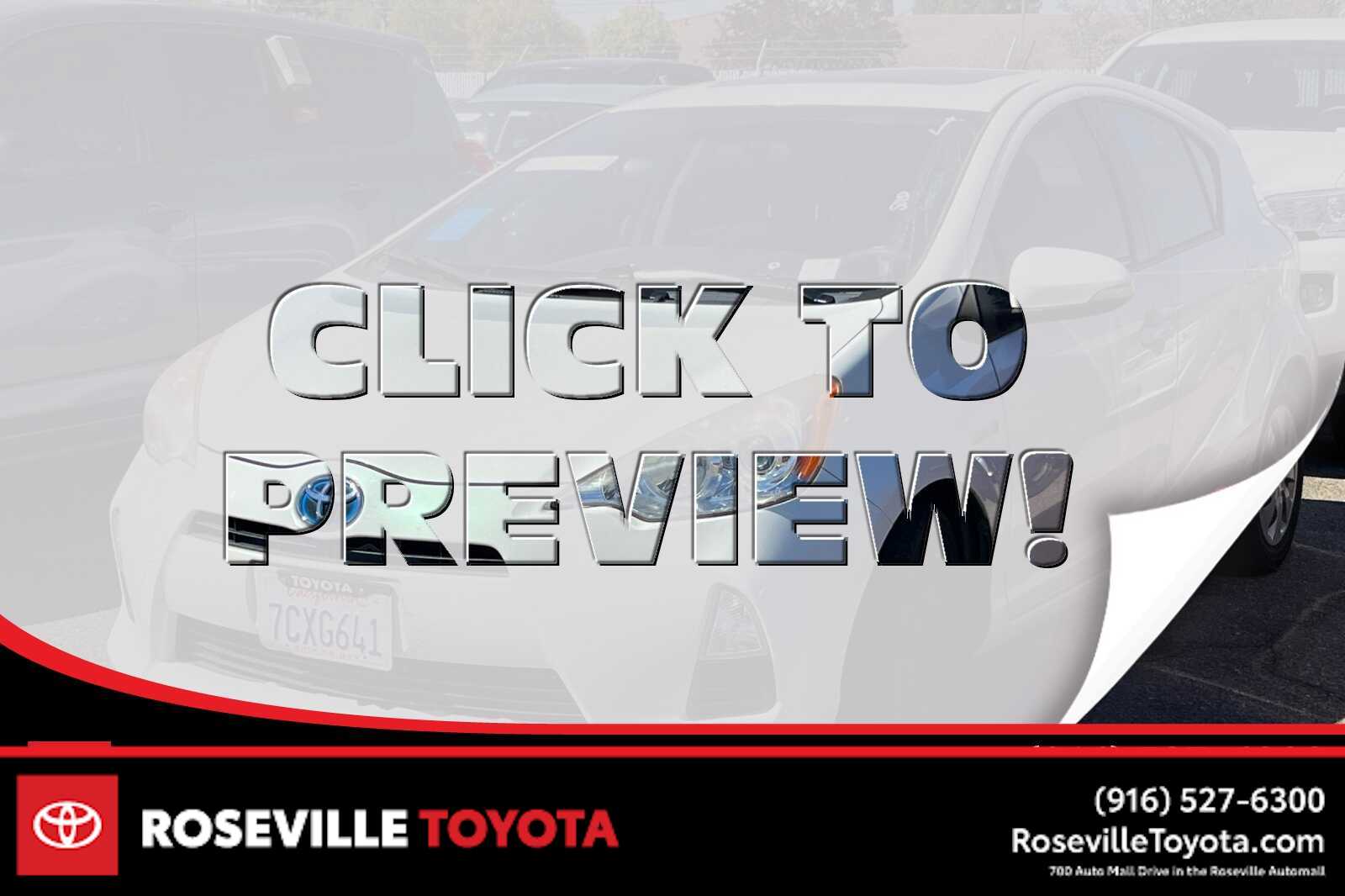 2013 Toyota Prius c Three -
                Roseville, CA