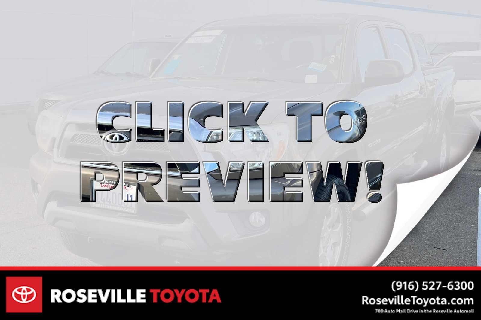2013 Toyota Tacoma PreRunner -
                  Roseville, CA