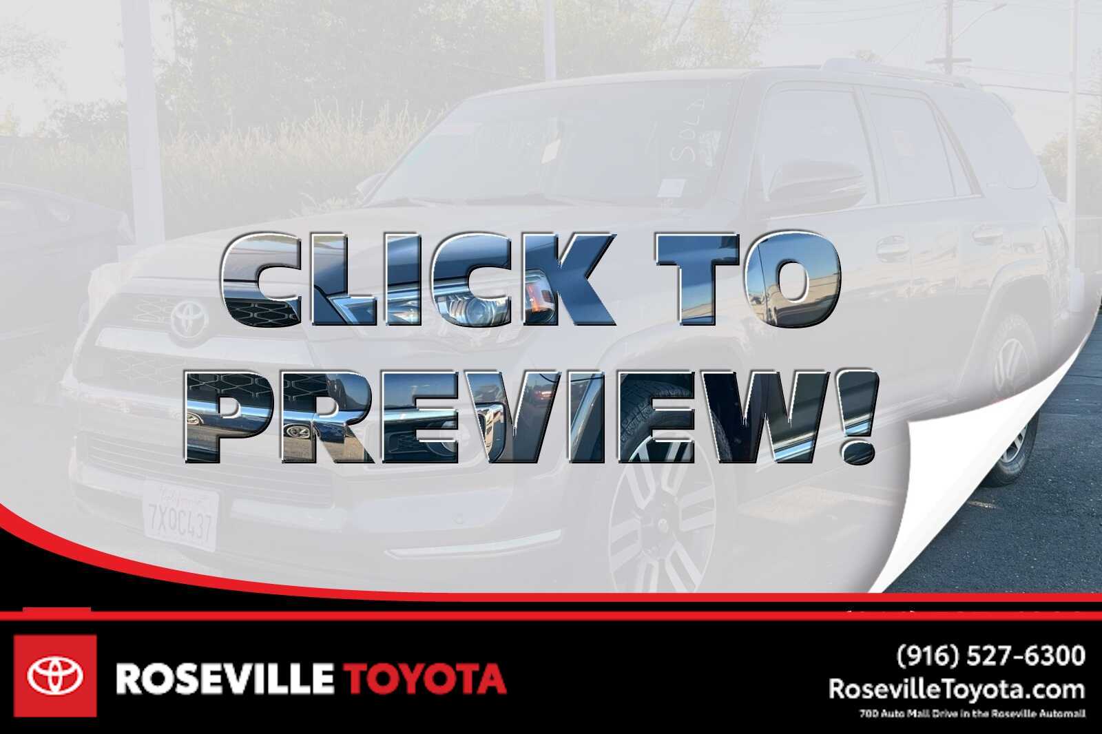 2017 Toyota 4Runner Limited -
                Roseville, CA