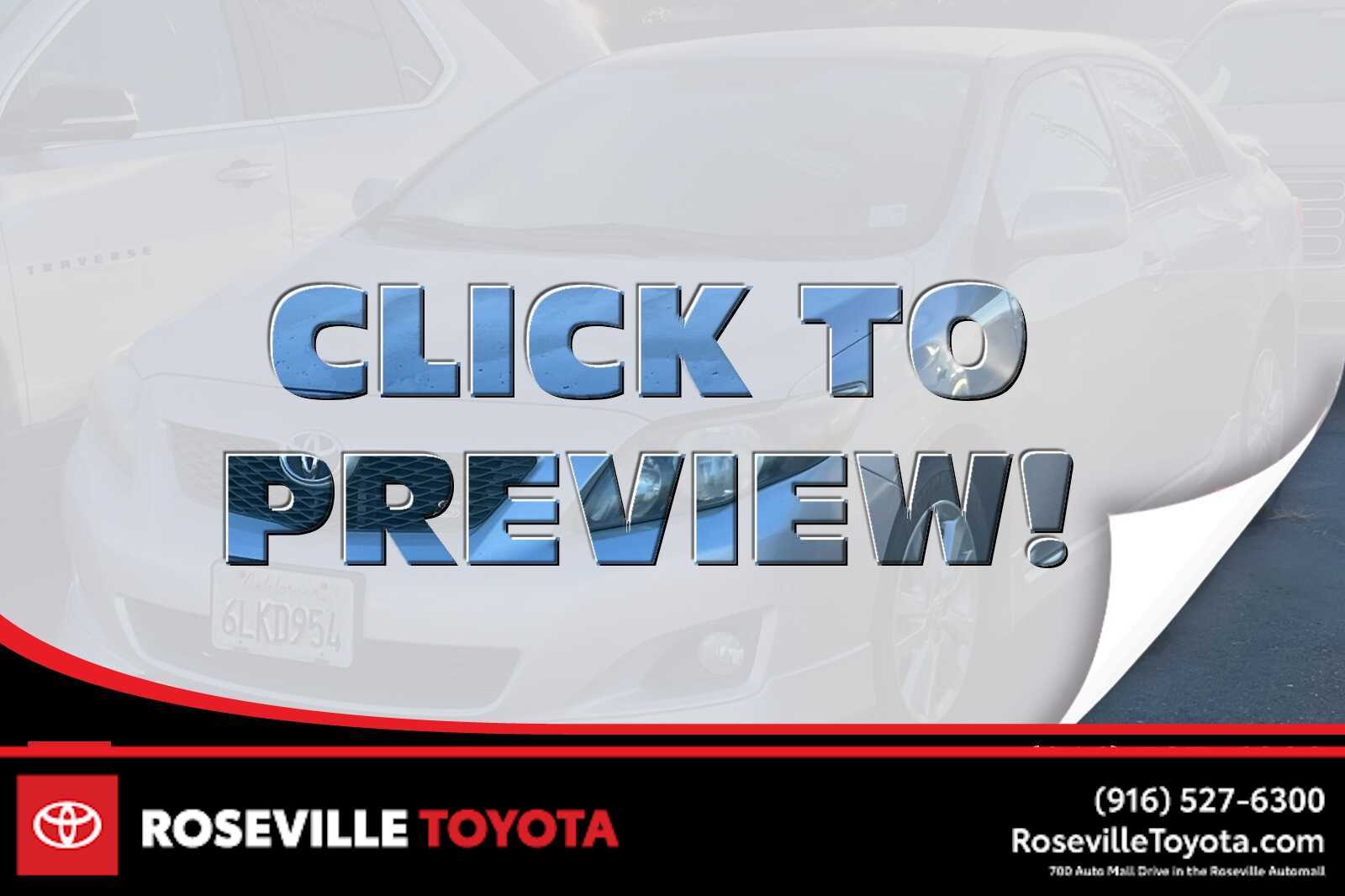 2010 Toyota Corolla S -
                  Roseville, CA