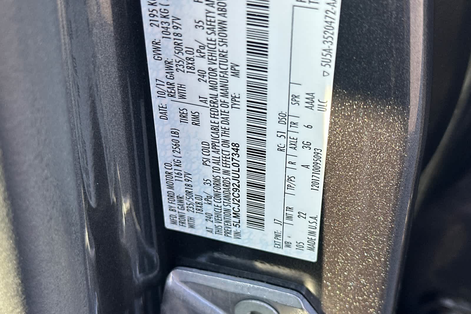 Thumbnail: 2018 Lincoln MKC - 34