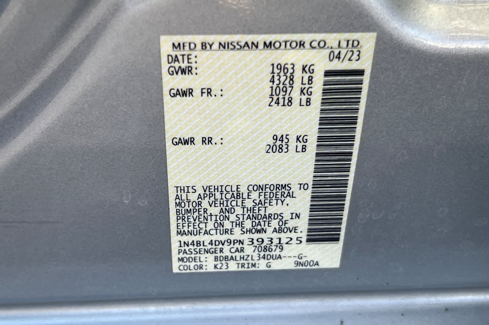 Thumbnail: 2023 Nissan Altima - 30