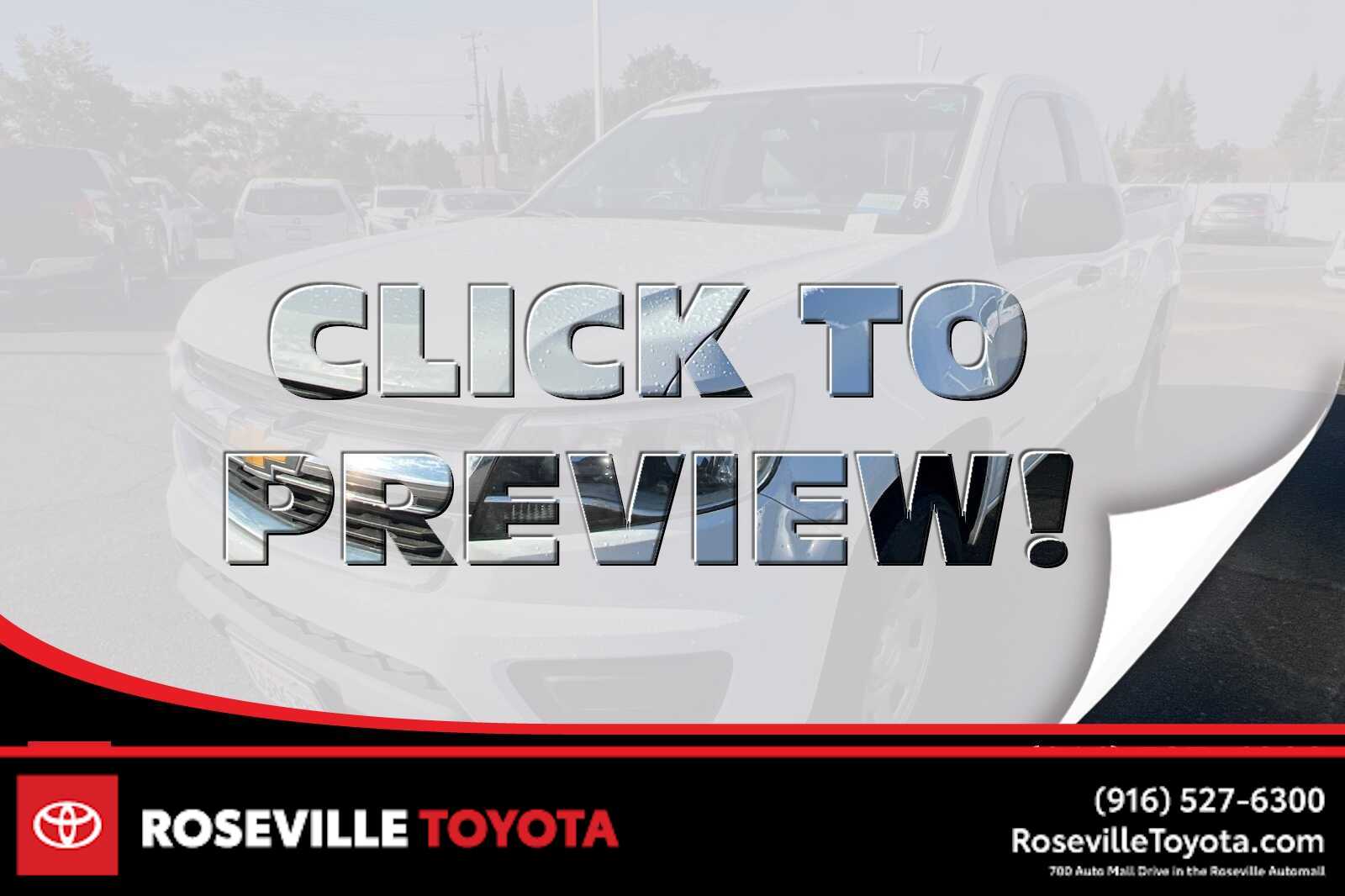 2019 Chevrolet Colorado Work Truck -
                  Roseville, CA