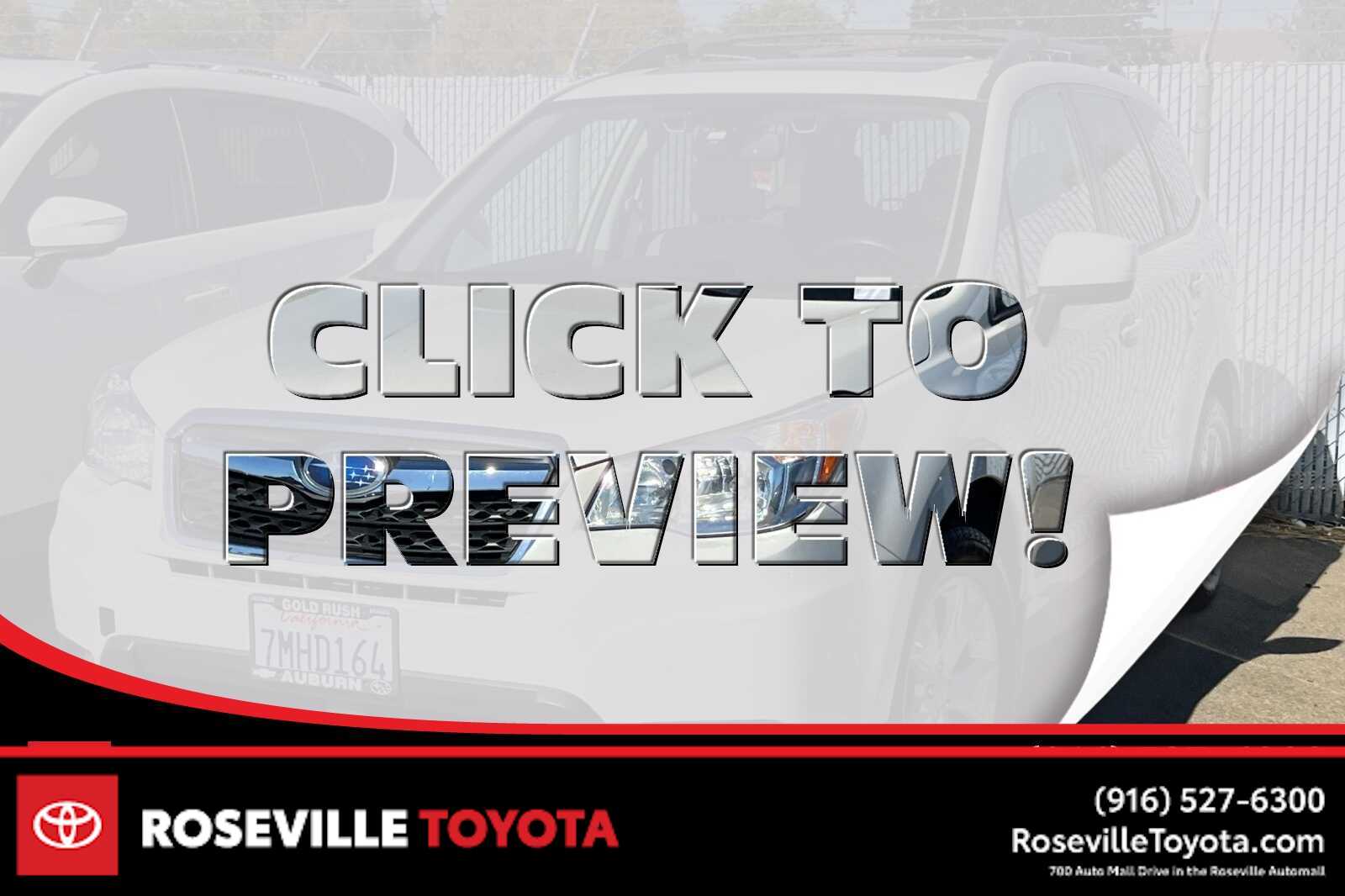2016 Subaru Forester Premium -
                  Roseville, CA