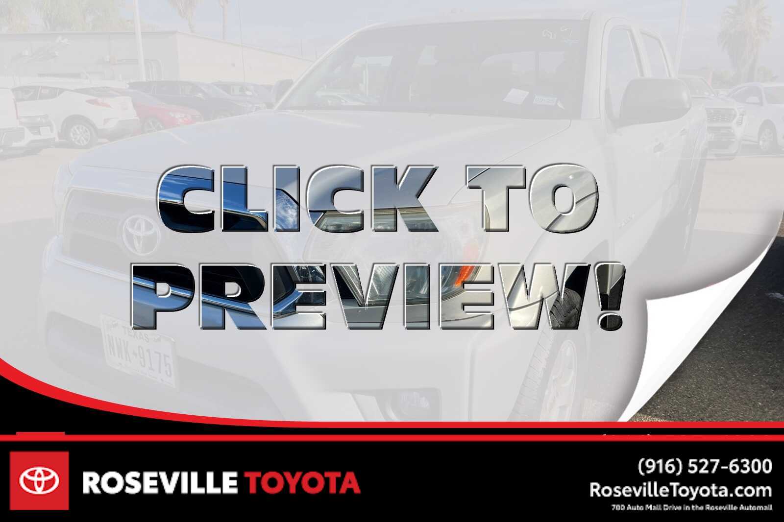 2013 Toyota Tacoma PreRunner -
                  Roseville, CA