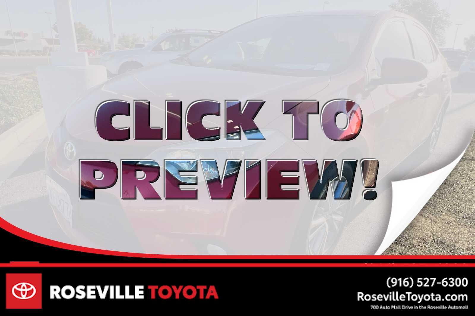 2014 Toyota Corolla LE -
                Roseville, CA