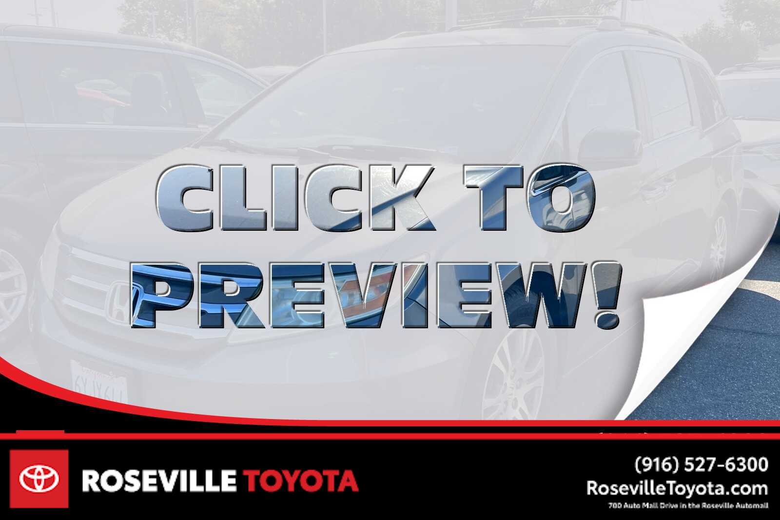2013 Honda Odyssey EX-L -
                  Roseville, CA