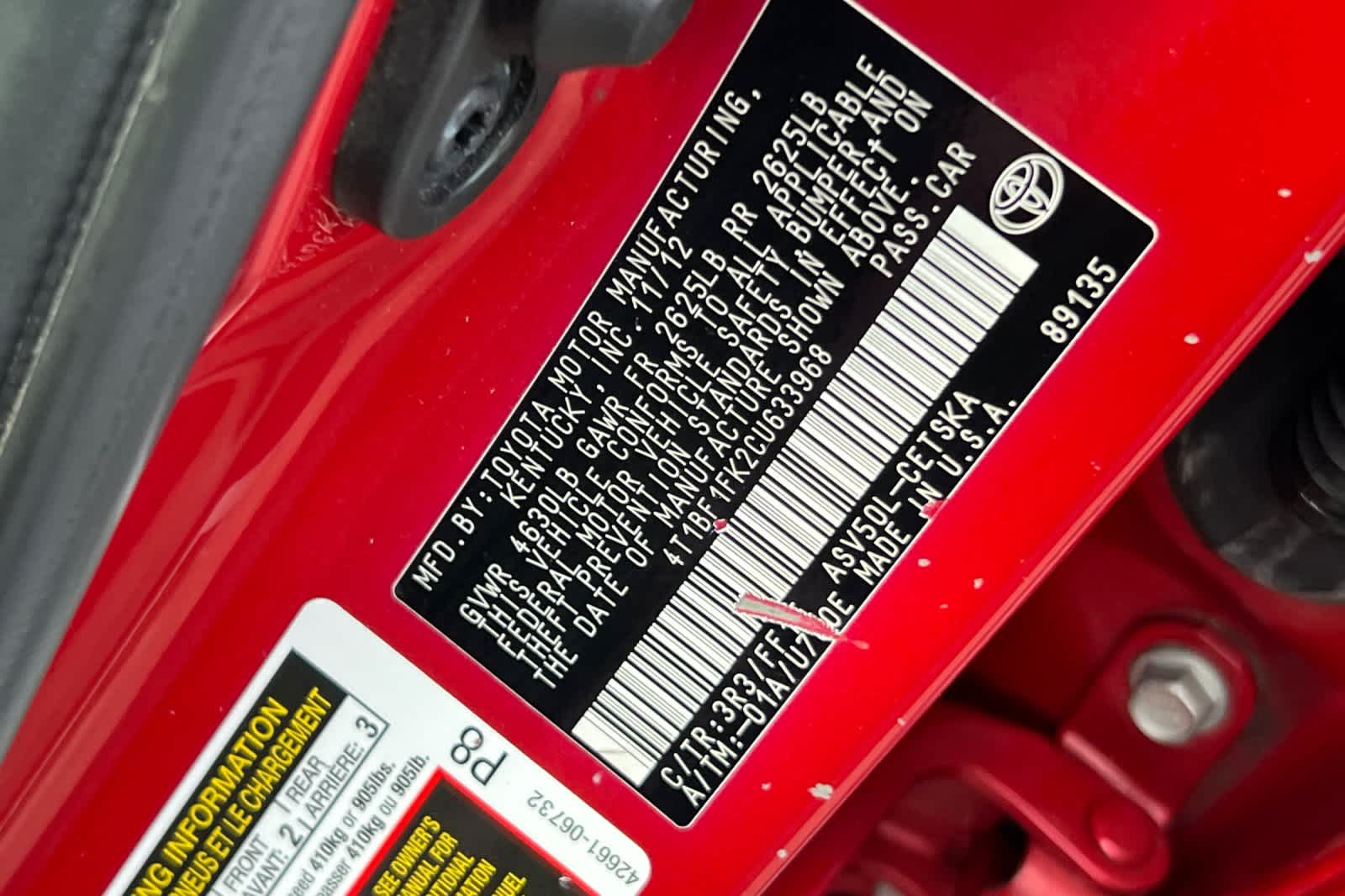 Thumbnail: 2012 Toyota Camry - 30