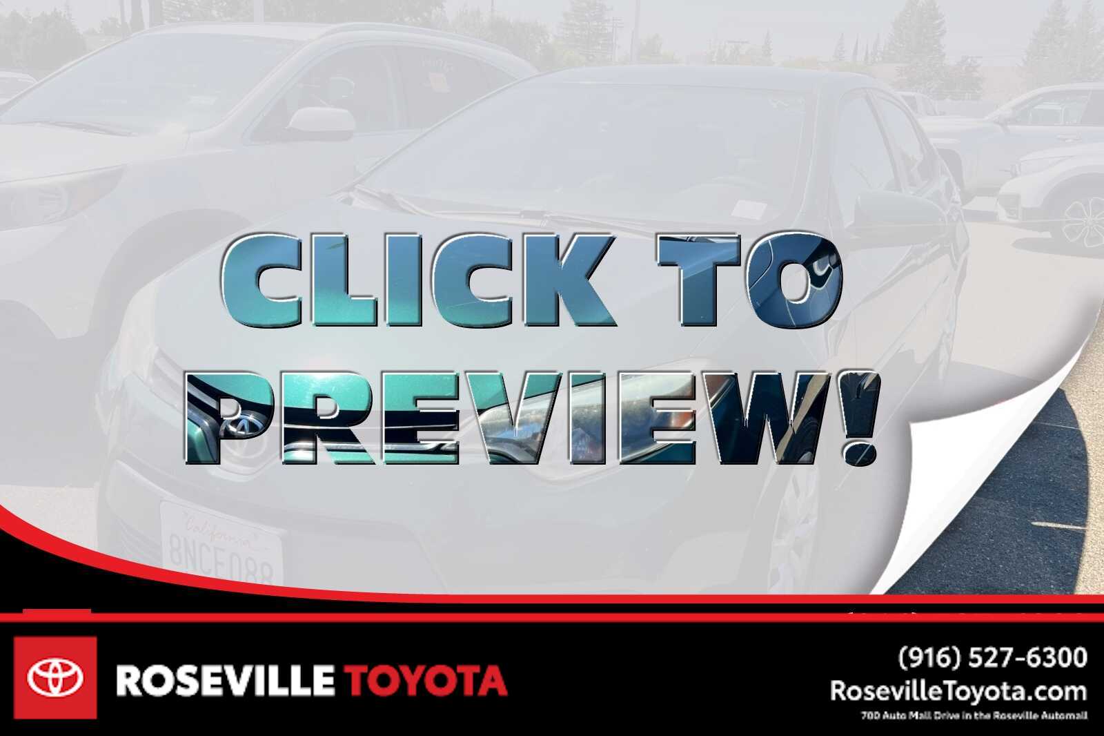 2014 Toyota Corolla LE -
                  Roseville, CA
