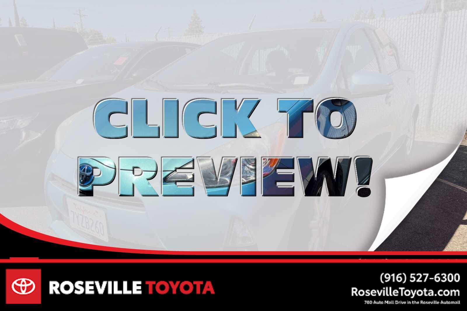 2013 Toyota Prius c Four -
                Roseville, CA