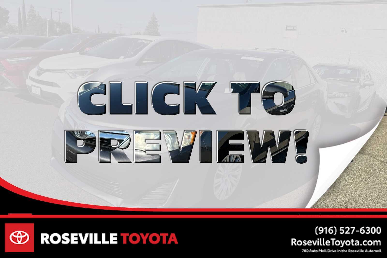 2014 Toyota Camry LE -
                Roseville, CA