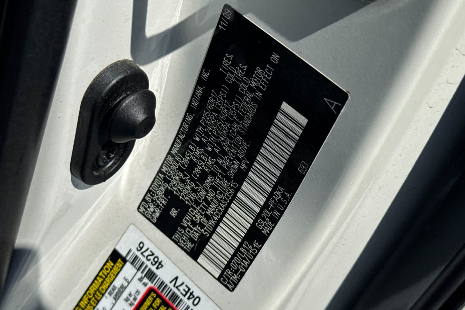 Thumbnail: 2010 Toyota Sienna - 34