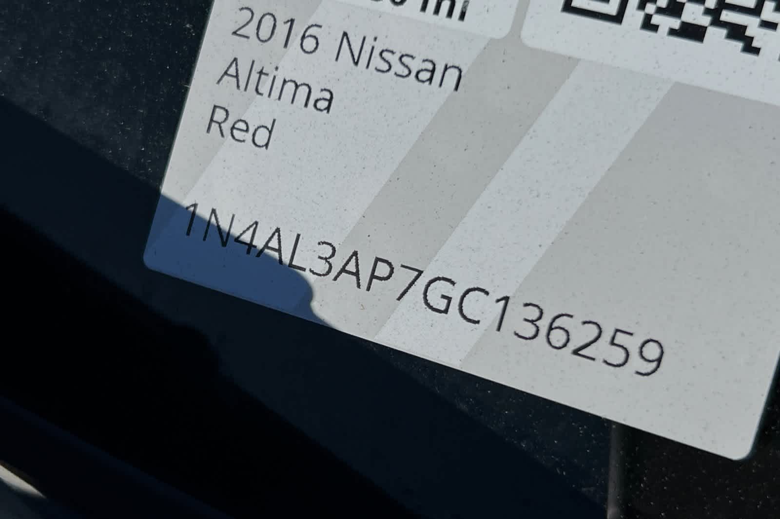 2016 Nissan Altima S 24