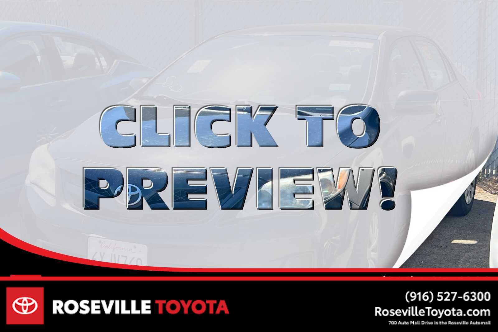 2012 Toyota Corolla LE -
                  Roseville, CA