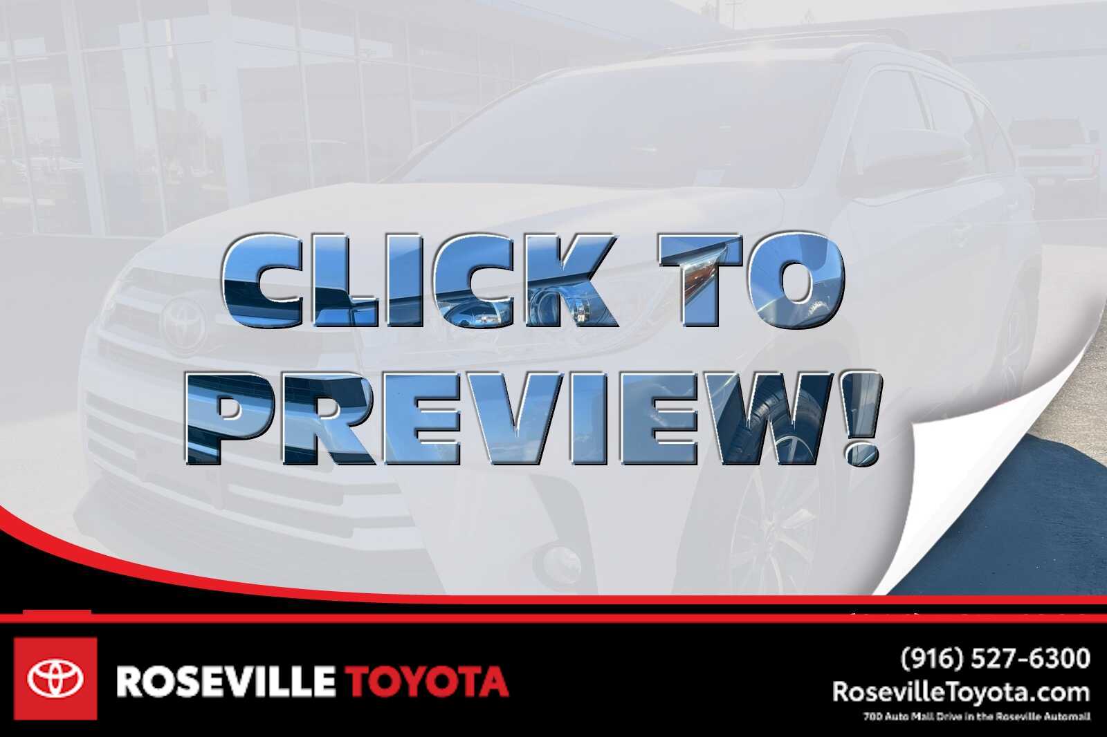 2017 Toyota Highlander XLE -
                Roseville, CA