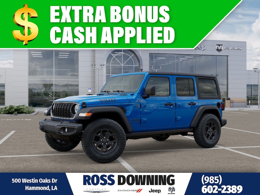 New 2025 Jeep Wrangler Willys Sport Utility