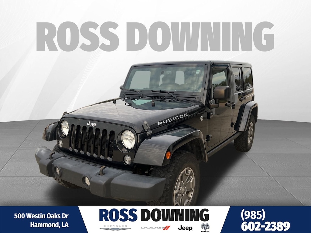 Used 2016 Jeep Wrangler JK Unlimited Rubicon 4x4 SUV