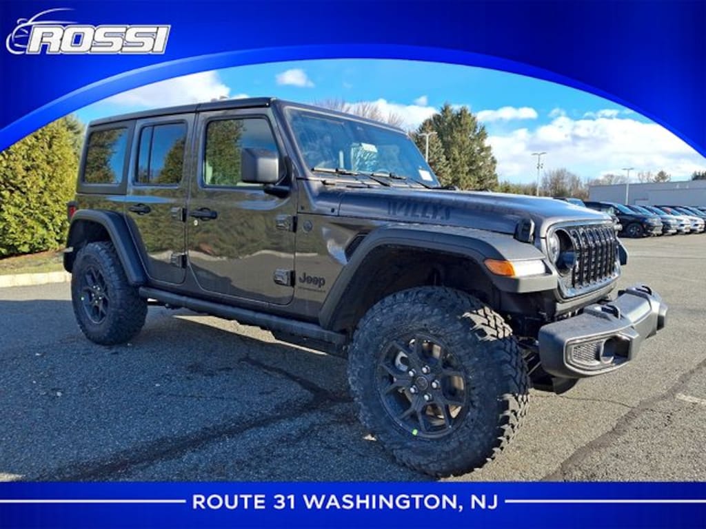 New 2026 Jeep Wrangler 4 Door Willys Sport Utility