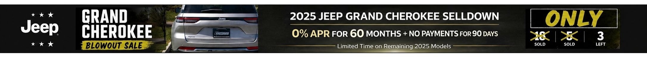 Grand Cherokee Selldown!