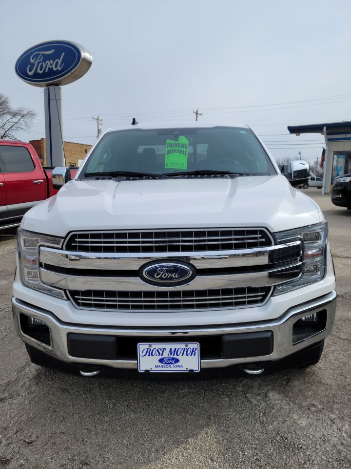Used 2019 Ford F-150 Lariat with VIN 1FTEW1E40KKD00828 for sale in Manson, IA