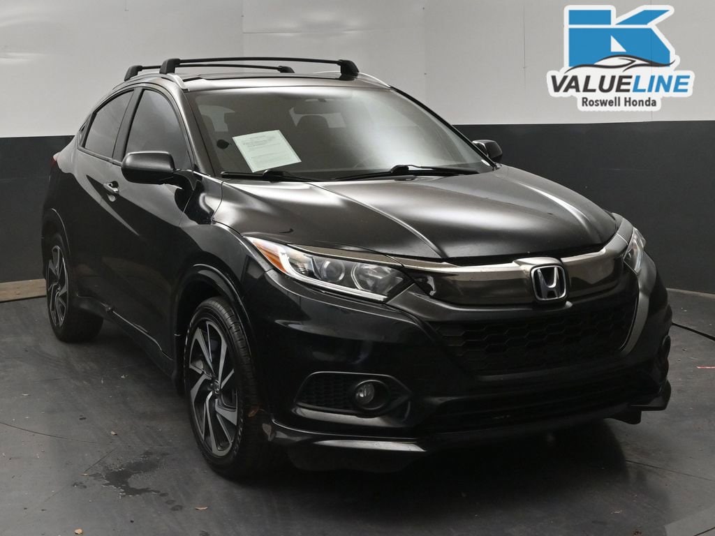 Used 2019 Honda HR-V Sport with VIN 3CZRU6H10KG708950 for sale in Roswell, NM