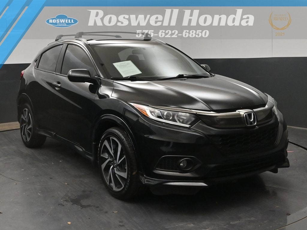 Used 2019 Honda HR-V Sport with VIN 3CZRU6H10KG708950 for sale in Roswell, NM