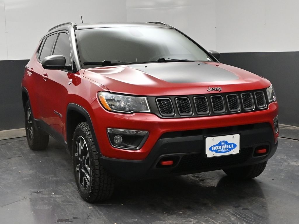 Used 2020 Jeep Compass Trailhawk with VIN 3C4NJDDB3LT177686 for sale in Roswell, NM