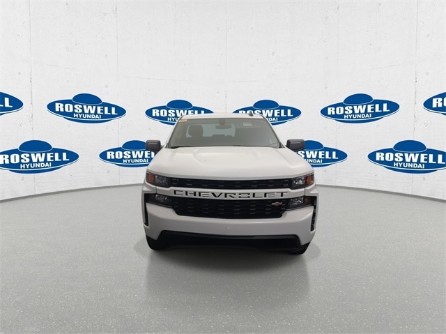 Used 2021 Chevrolet Silverado 1500 Custom with VIN 1GCRWBEK1MZ150308 for sale in Roswell, NM