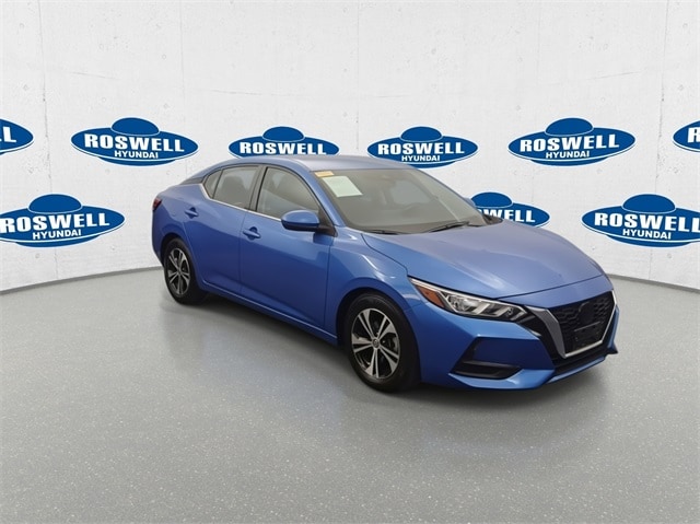 Used 2022 Nissan Sentra SV with VIN 3N1AB8CV3NY255410 for sale in Roswell, NM
