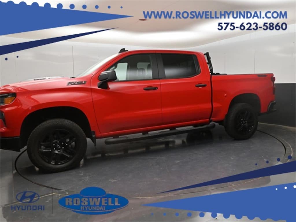 Used 2025 Chevrolet Silverado 1500 Custom Trail Boss Truck Crew Cab