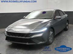 2026 Hyundai Elantra Hybrid Blue Sedan