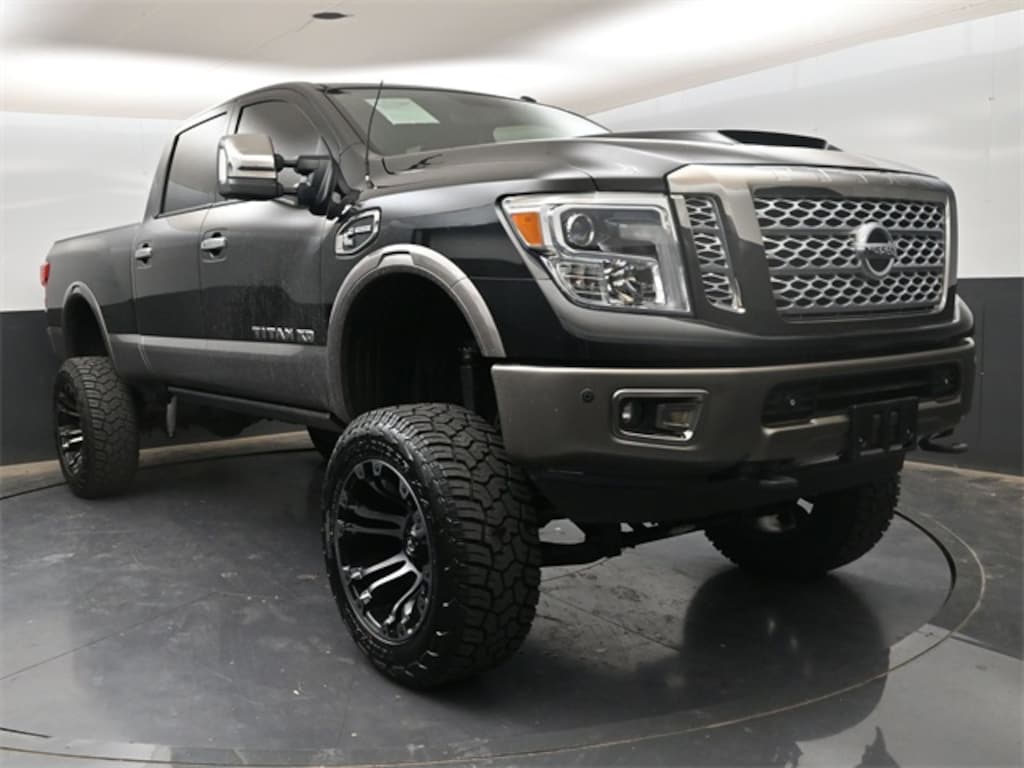 Used 2017 Nissan Titan XD Platinum Reserve Diesel Truck Crew Cab