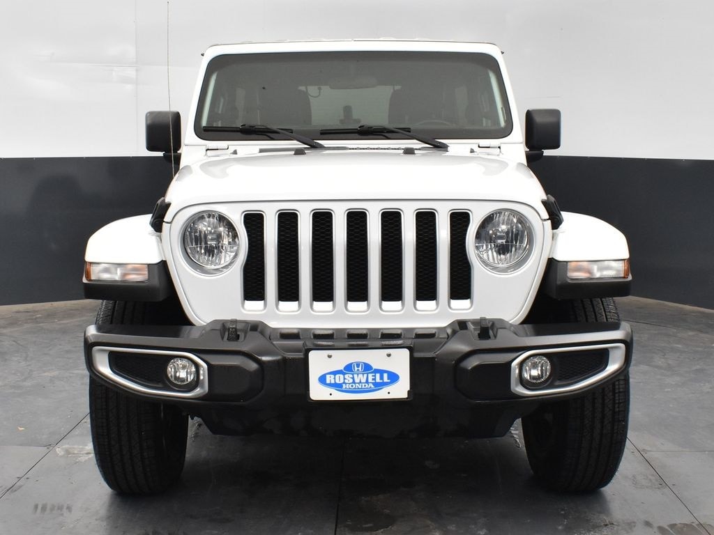 Used 2021 Jeep Wrangler Unlimited Sahara with VIN 1C4HJXEN5MW592883 for sale in Roswell, NM