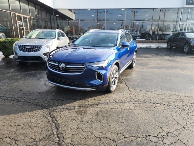 Used 2023 Buick Envision Essence with VIN LRBFZPR4XPD072758 for sale in Erie, PA