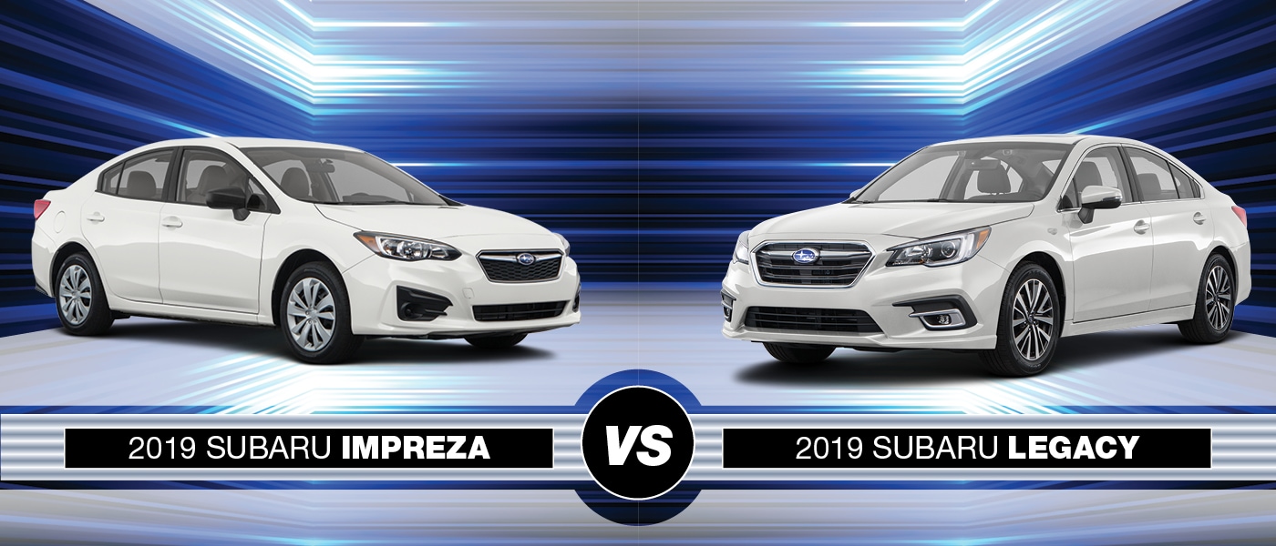 2019 Subaru Impreza vs. 2019 Subaru Legacy | Arlington Heights, IL