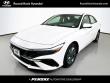 New 2025 Hyundai Elantra Hybrid Blue Sedan