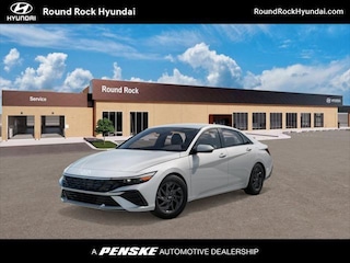 2026 Hyundai Elantra Hybrid Blue Sedan