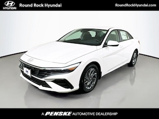 2025 Hyundai Elantra Hybrid Blue Sedan