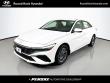 New 2025 Hyundai Elantra Hybrid Blue Sedan
