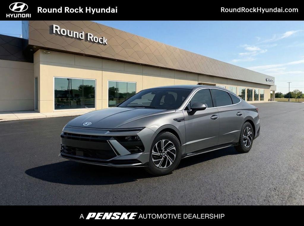 New 2026 Hyundai Sonata Hybrid Blue Sedan