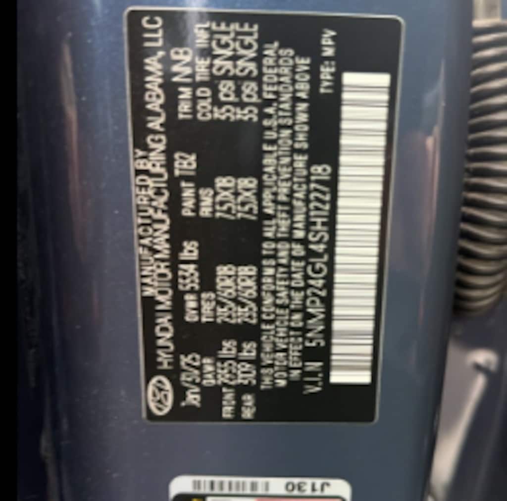 Certified 2025 Hyundai Santa Fe SEL SUV